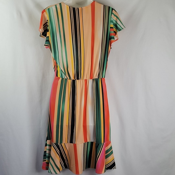 Beige by eci multicolored dress sz Med - Picture 2 of 10